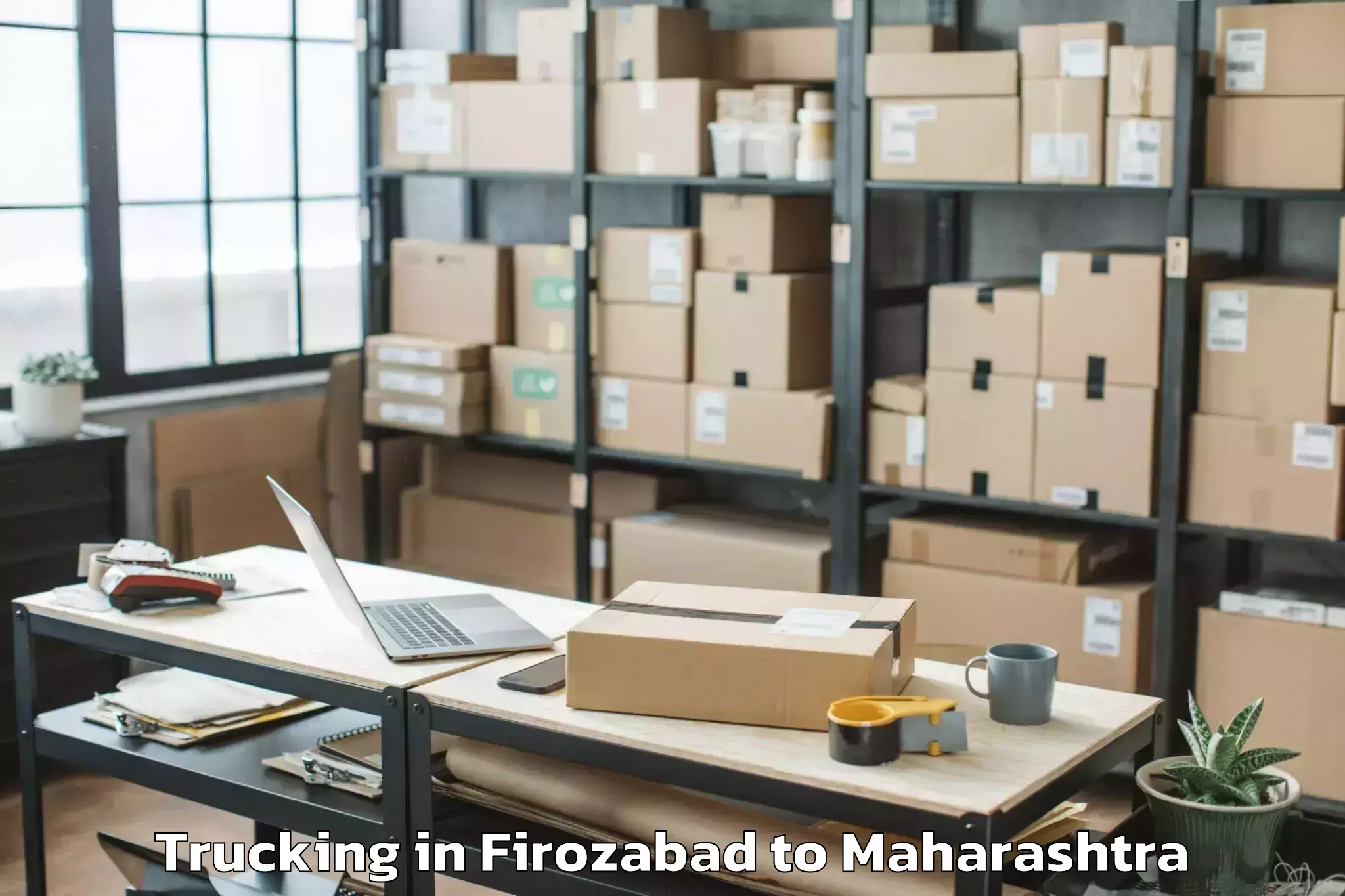 Expert Firozabad to Matheran Trucking